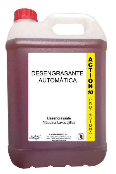 DESENGRASANTE AUTOMATICA ACTION 10 5 L.