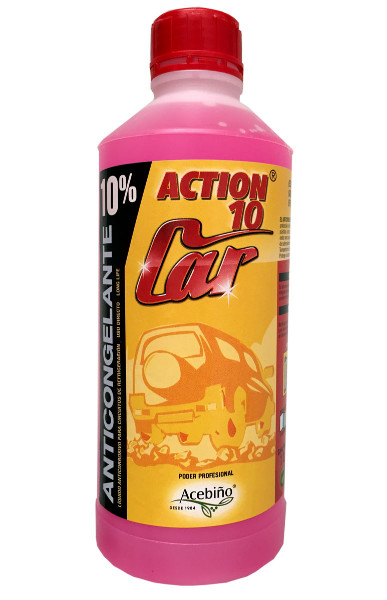 ANTICONGELANTE ACTION10 CAR 10% ROSA 1L.