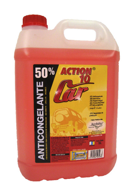 ANTICONGELANTE ACTION 10 CAR 50% 5L.
