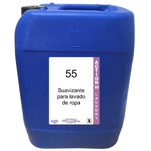 55 ACTION 10 LAUNDRY 20 LITROS