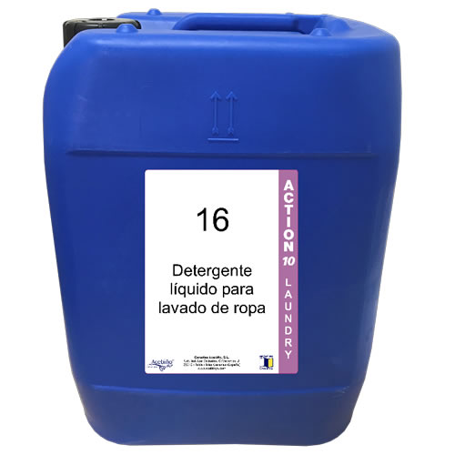 16 ACTION 10 LAUNDRY 20 LITROS