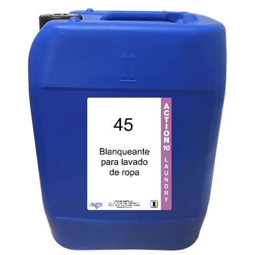 45 ACTION 10 LAUNDRY 20 LITROS