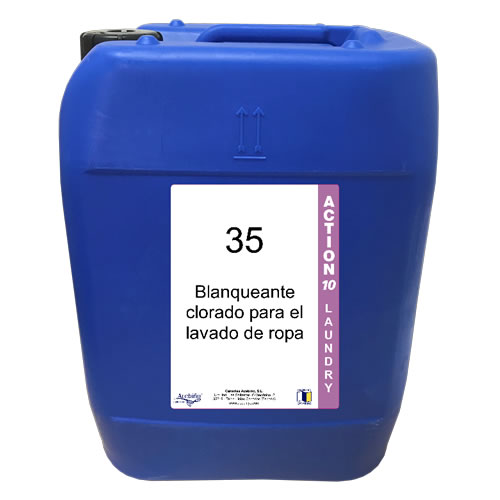 35 ACTION 10 LAUNDRY 20 LITROS