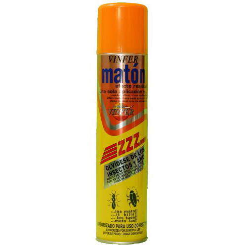 INSECT. LACA RESIDUAL MATON 600 ML.