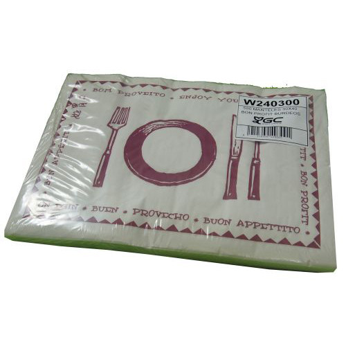 MANTEL 30X40 TISSUE CENF.BURDEOS (1X300)