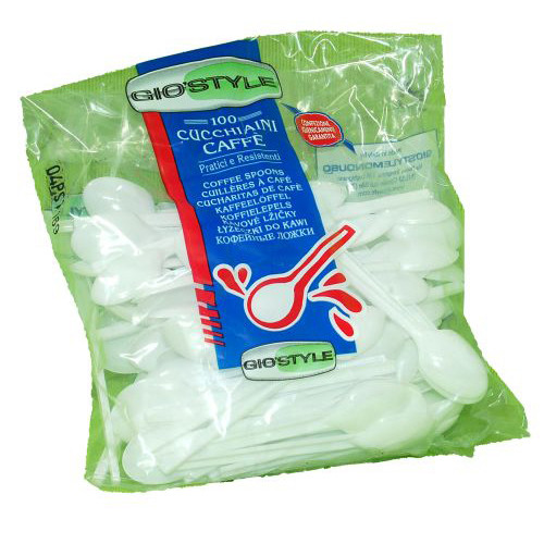 CUCHARA CAFE PLASTICA (20X100)