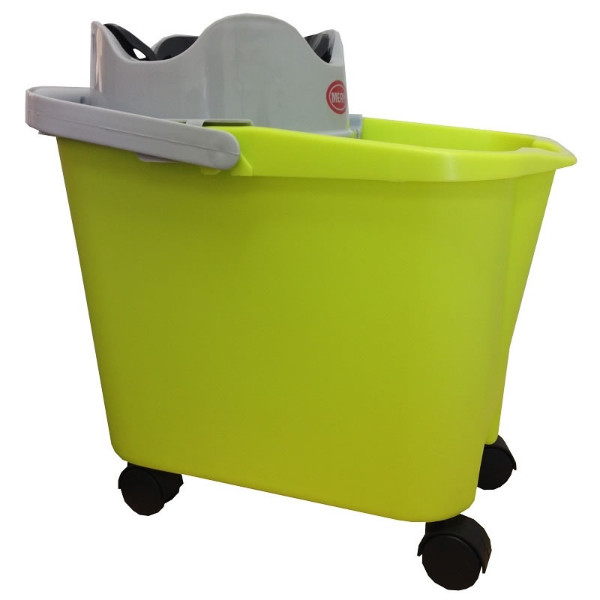 CUBO FREG. C/RUEDAS 14 L. GRIS