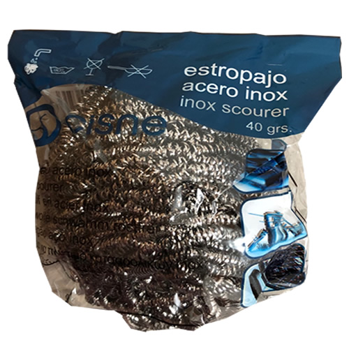 ESTROP. ACERO INOX. 40 GRS. (15X10)