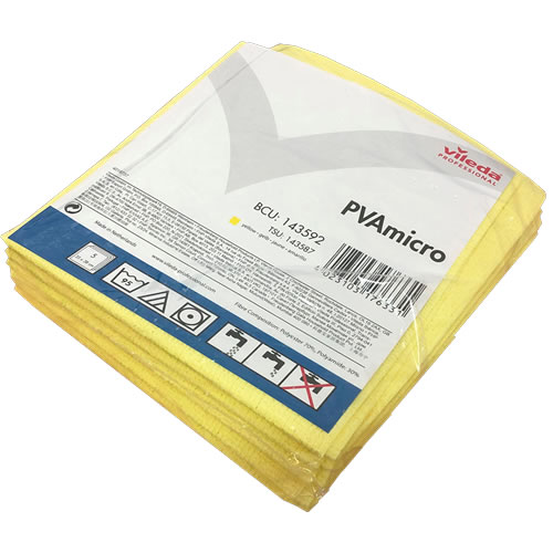 BAYETA PVA VILEDA 35X38 AMARILLA X 5 UD.