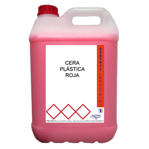 CERA PLASTICA GUAYDIL ROJA 5L.